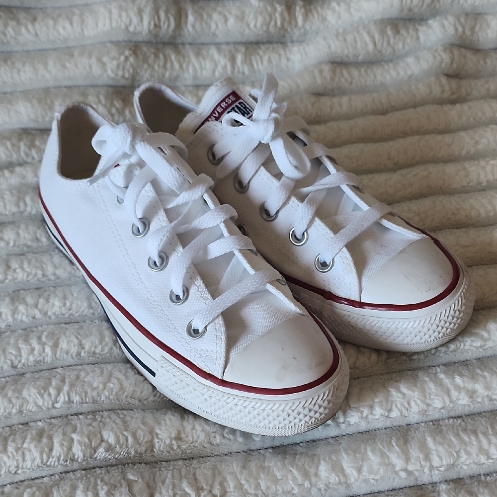 Converse Unisex All Star White Low-Top Sneakers